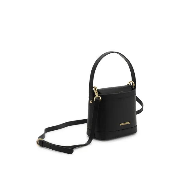 Grained Leather Flap Mini Handbag with Crossbody Strap 2 Image