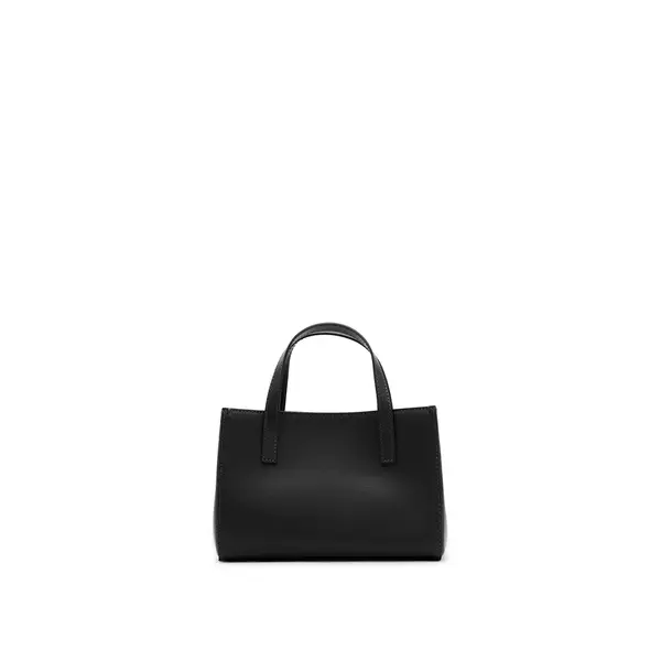Saffiano Leather Logo-Hardware Tote Bag 3 Image