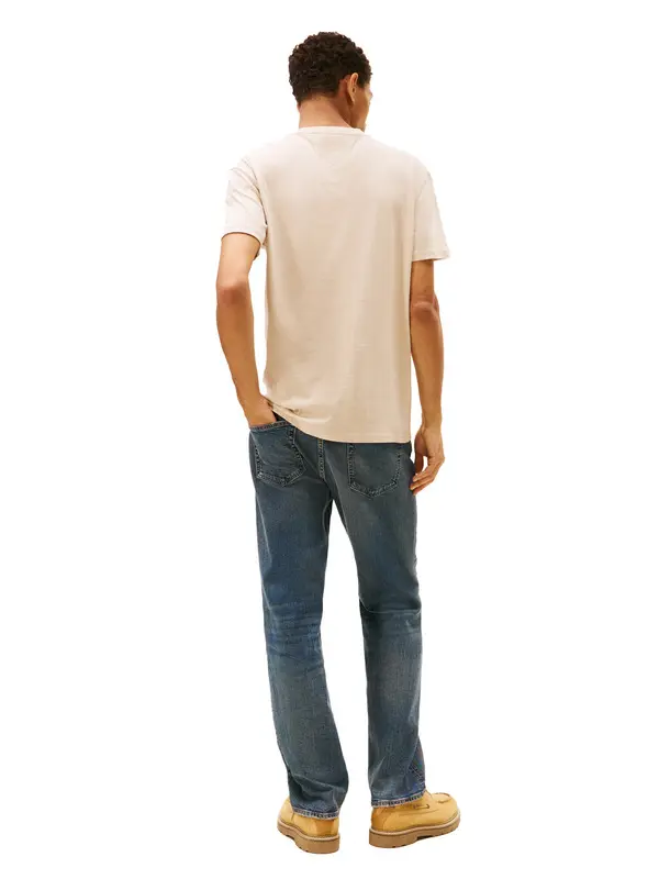 Linear Logo Embroidery Short Sleeve T-shirt 1 Image
