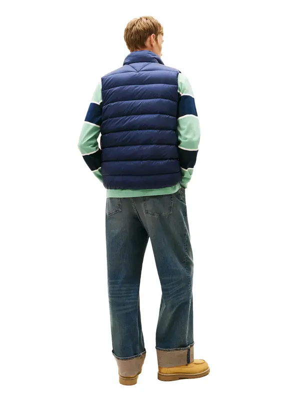 Flag Embroidery Down Gilet 3 Image