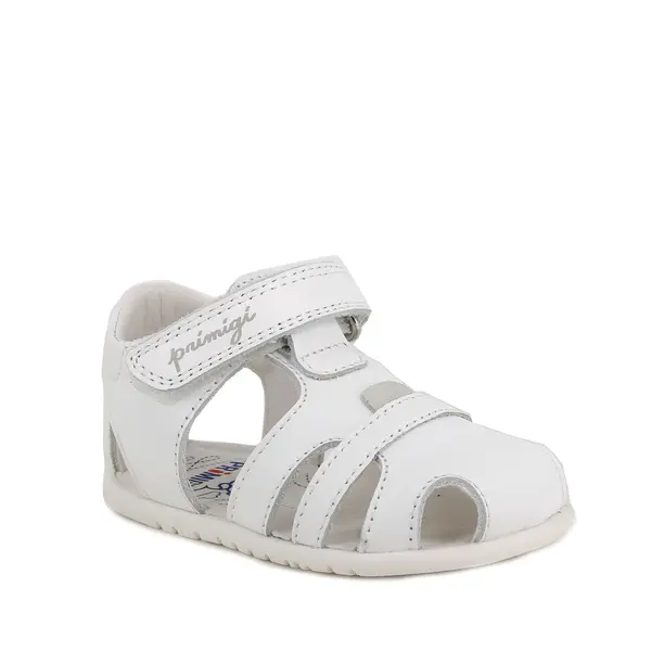 Baby Boy Leather Fisherman Sandals with Hook-and-Loop Strap 1 Image