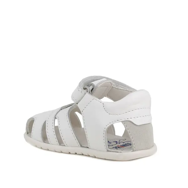 Baby Boy Leather Fisherman Sandals with Hook-and-Loop Strap 2 Image