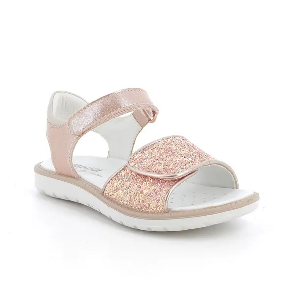 Kids Girls Glitter Sandals with Double Adjustable Straps 2 Image