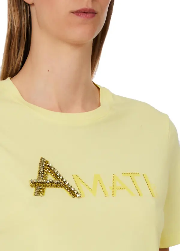 Amati Rhinestone Detail Short-Sleeve T-Shirt 2 Image