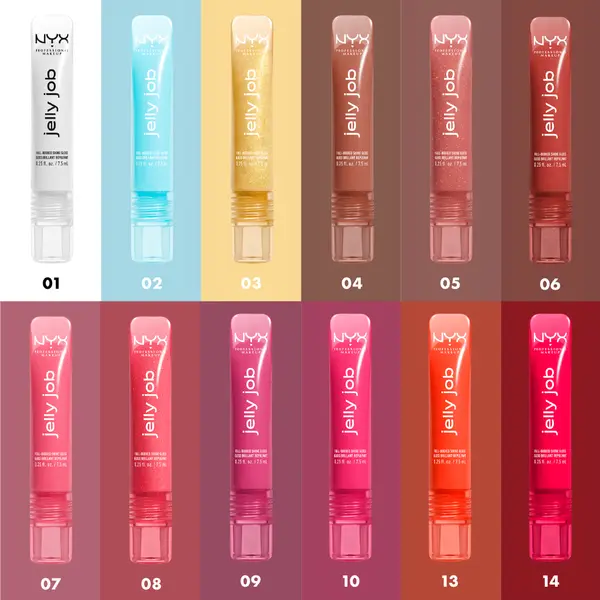 Jelly Job Lip Gloss, Lip Tint Gloss with Full-Bodied, Smoothing, and Hyper-Glossy Shine 1 Image