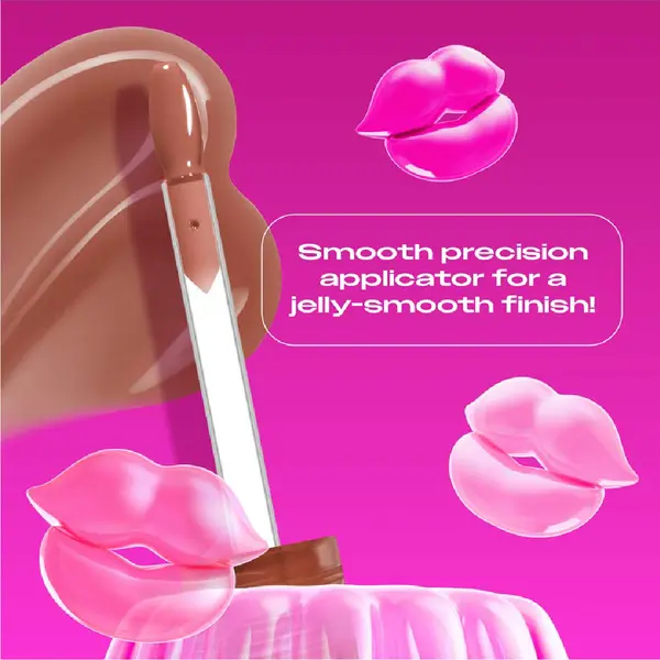 Jelly Job Lip Gloss, Lip Tint Gloss with Full-Bodied, Smoothing, and Hyper-Glossy Shine 7 Image