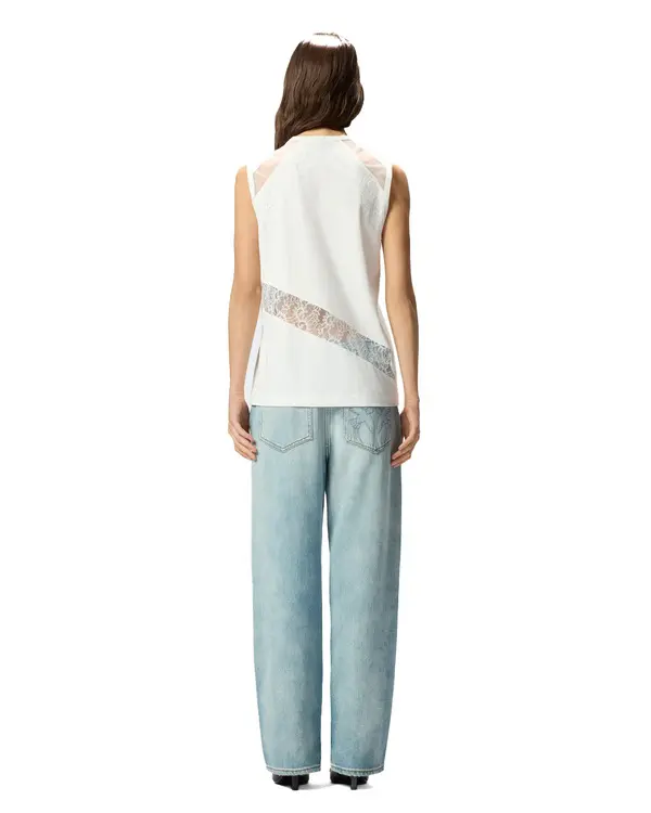 Sleeveless Top With Lace Details 3 Image
