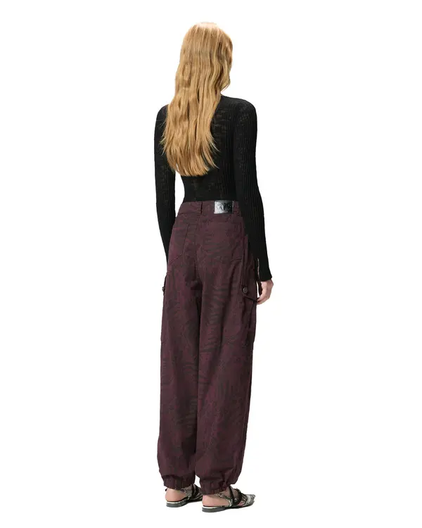 Balloon Trousers With Animal Motif 2 Image