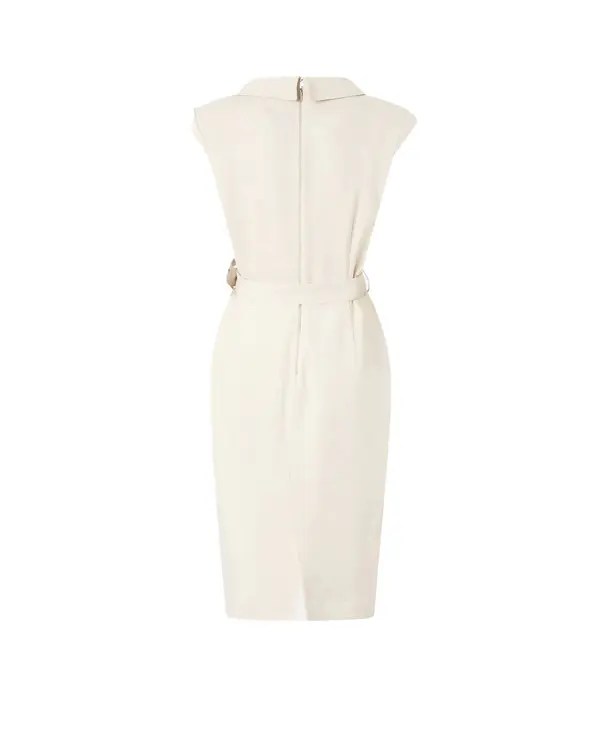 Midi Wrap Dress With Belt 1 Image