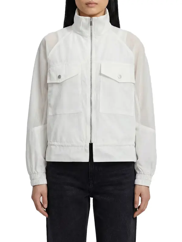 High-Neck Utility Windbreaker Jacket 2 Image