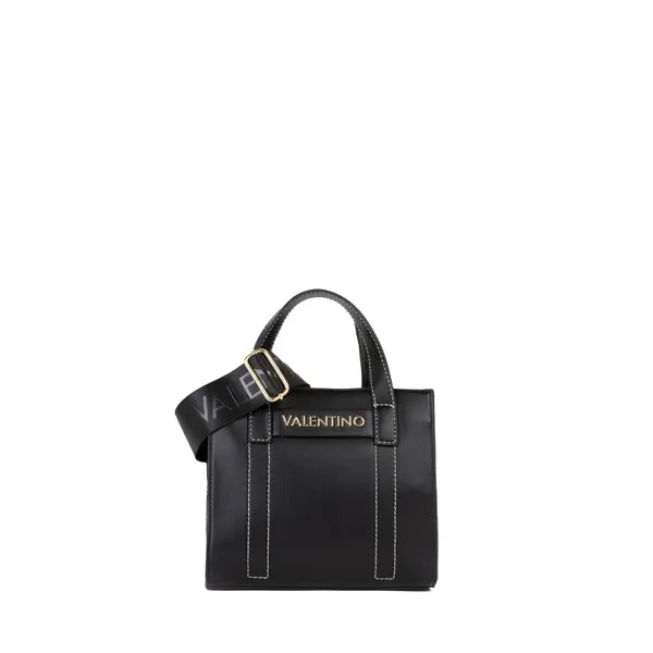 Dual-Strap Stitch Leather Tote Bag 1 Image