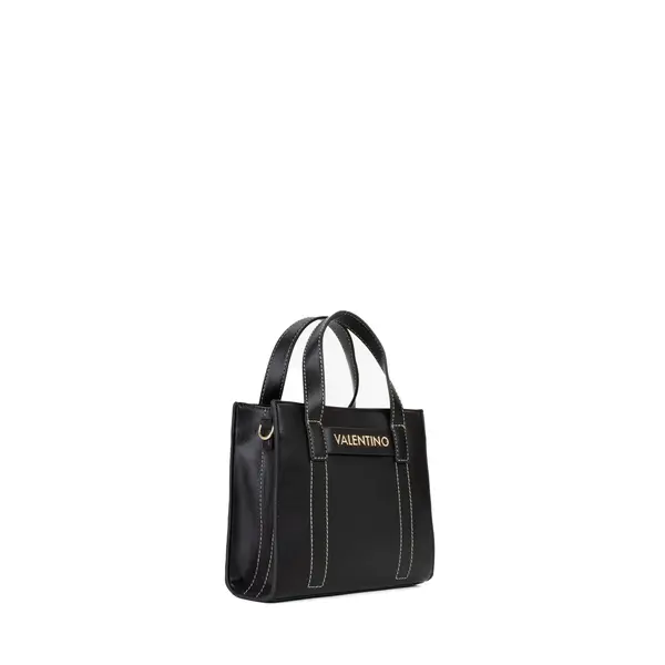 Dual-Strap Stitch Leather Tote Bag 2 Image
