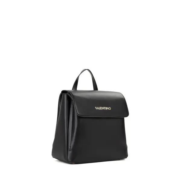 Flap Leather Backpack with Adjustable Shoulder Straps 1 Image