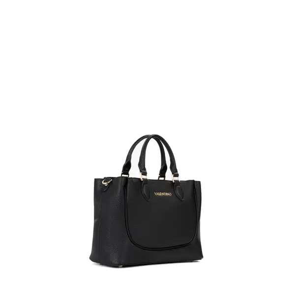 Leather Tote Bag with Woven Logo Double Handles 1 Image