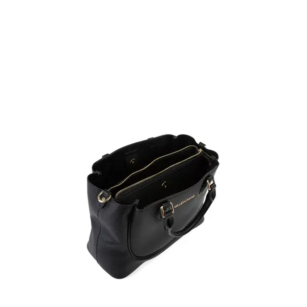 Leather Tote Bag with Woven Logo Double Handles 3 Image