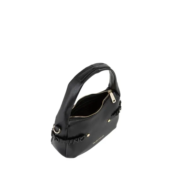 Grained Leather Mini Shoulder Bag with Logo Lettering Detail 3 Image