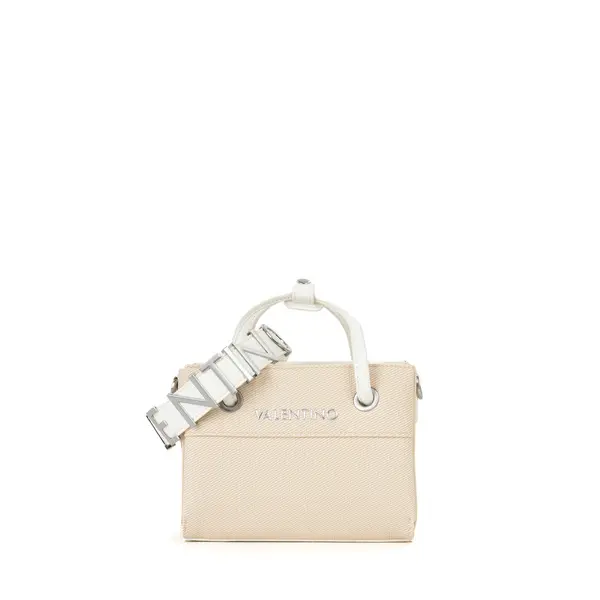 Small Tote Bag with Black Leather Handles 2 Image