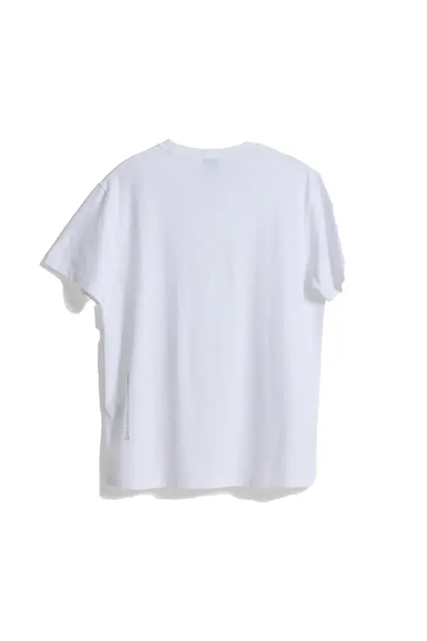 White Amsterdam "X" Graphic Crewneck Short Sleeve T-shirt 1 Image