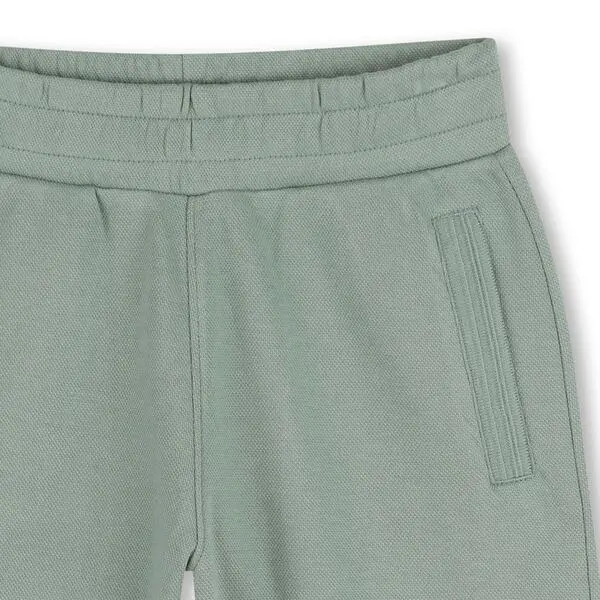 Kids Boys Elasticated Waistband Cotton Logo Casual Shorts 2 Image