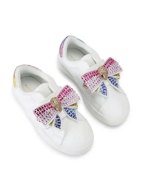 Junior Mini Laney Multi Colored Bow with Rhinestones 1 Image