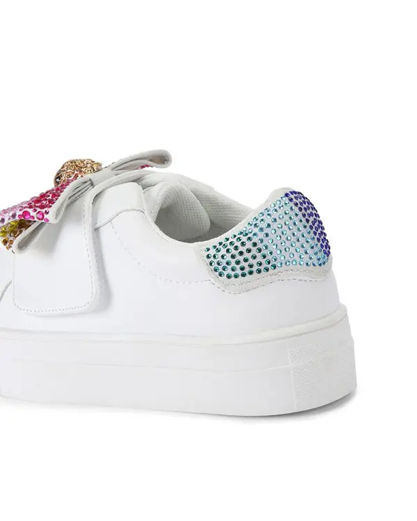 Junior Mini Laney Multi Colored Bow with Rhinestones 3 Image