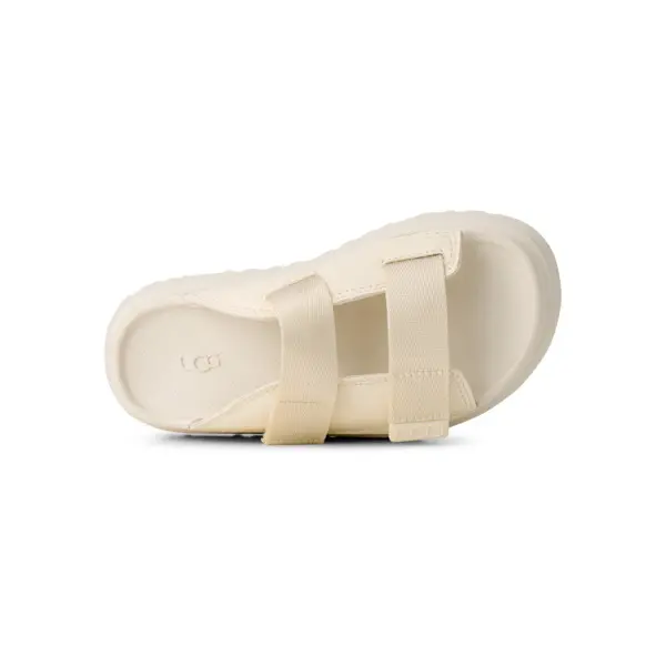 Kids Girls Golden Glow Double Strap Platform Slippers 1 Image